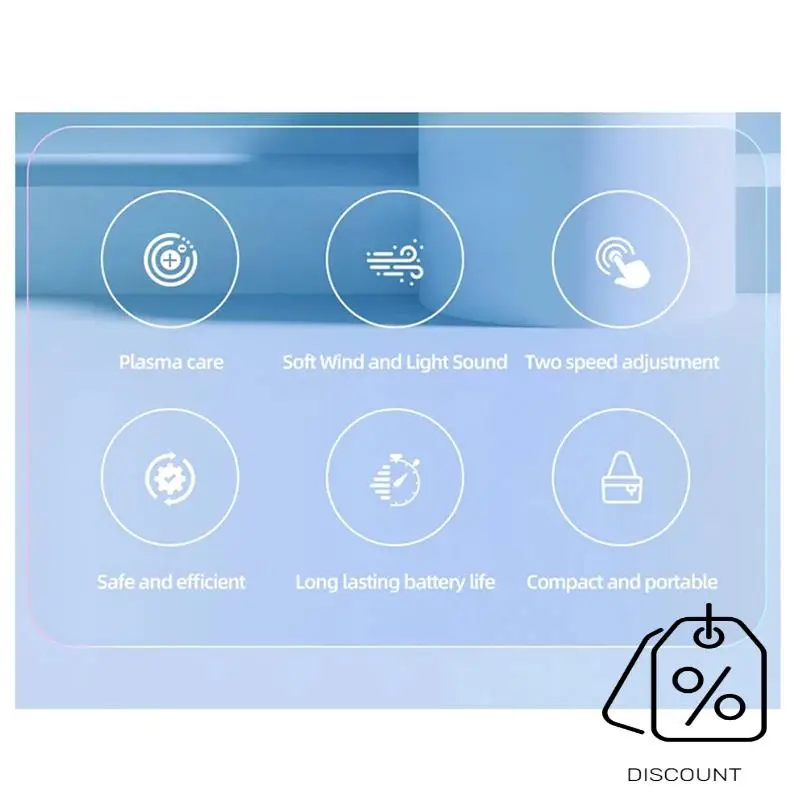 BAAG-Новая умная плазменная сушилка для ушей для плавания, купания, вход воды, электрическая сушилка для ушей с теплом воздухом, сушка ушных каналов