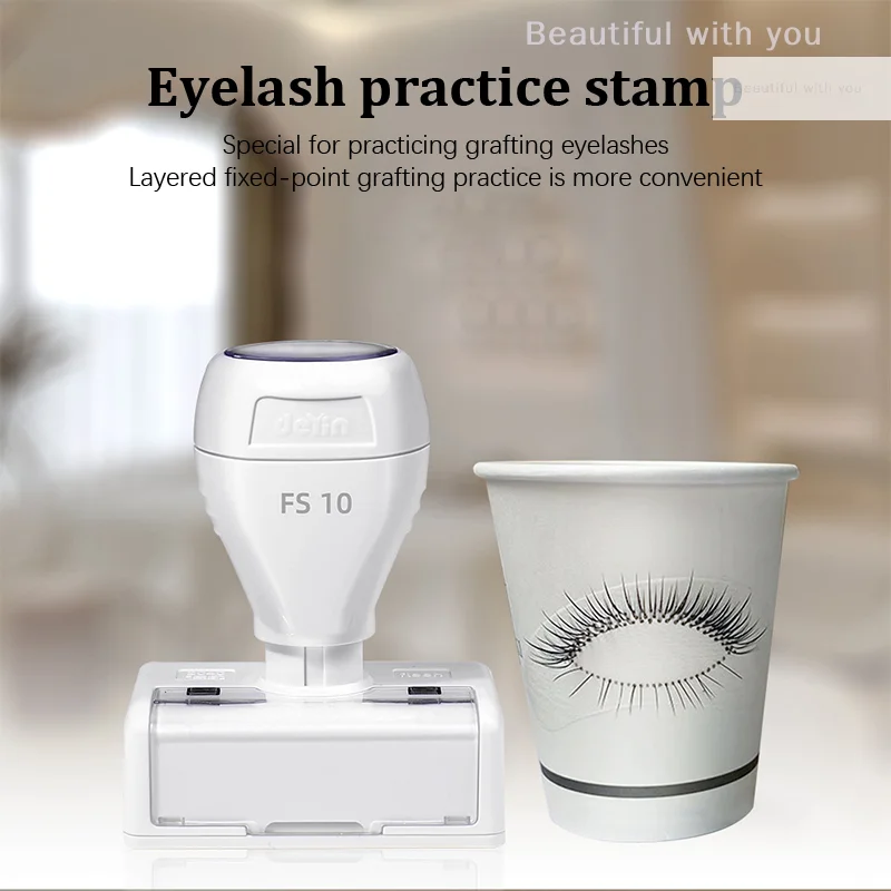 

Grafting Lashes Training Seal For Press Paper Disposable Paper Cups Lash Holder Eyelash Extension Practice Auxiliary Tools