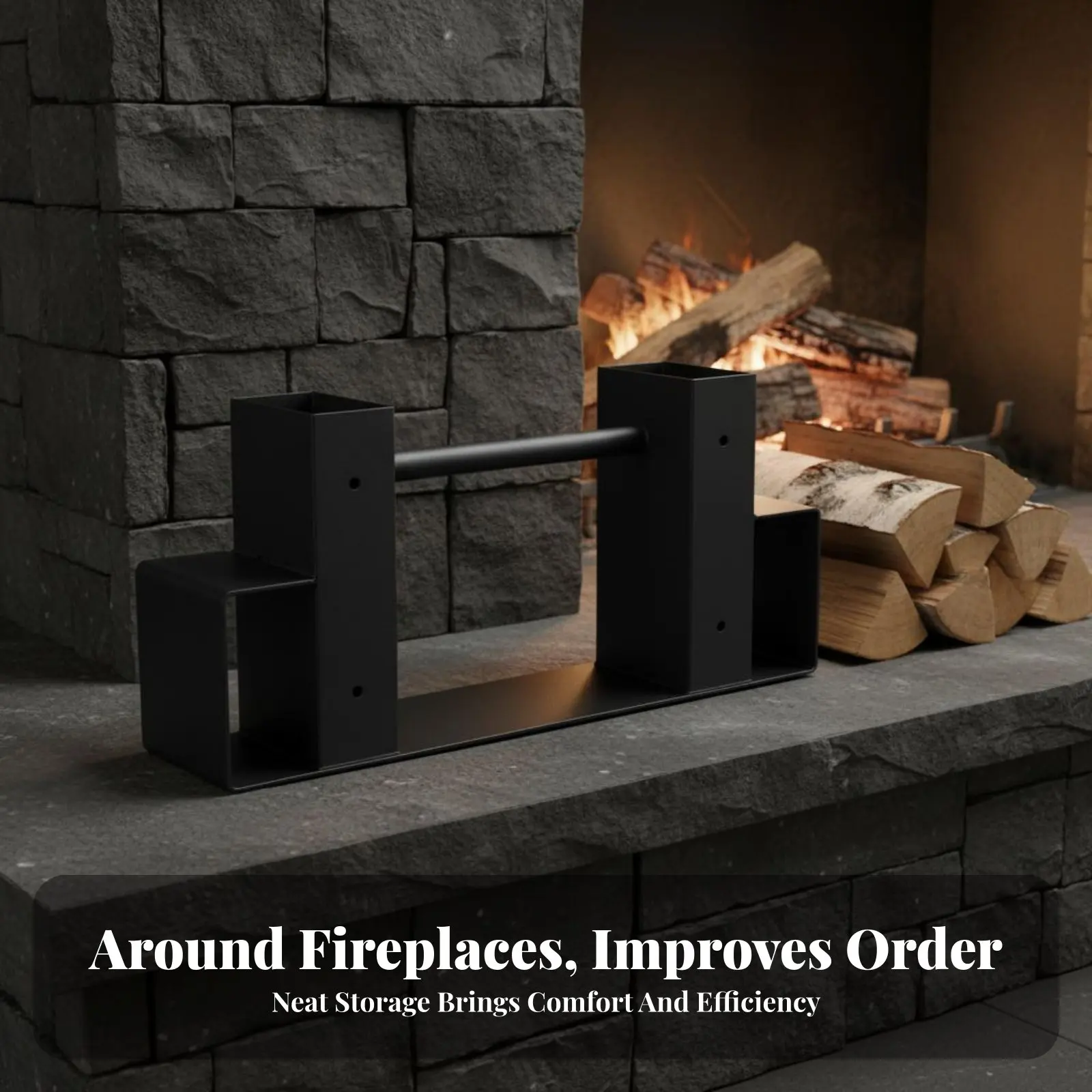 : Racks lenha exterior
