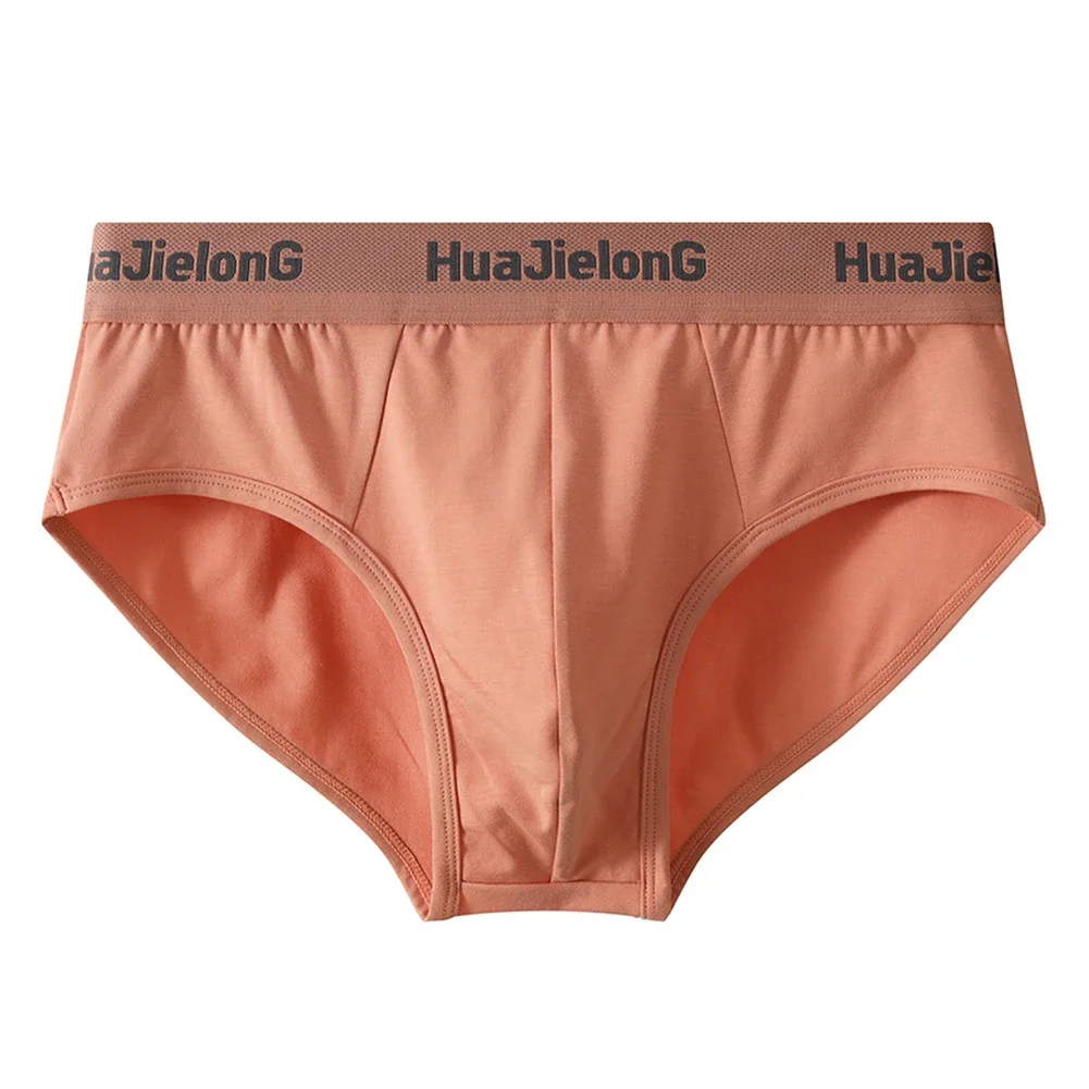 

Breathable Underwear Mens Briefs Casual Wear Relaxation Medium Waist Style Solid Color Pattern Suitable For All Seasons