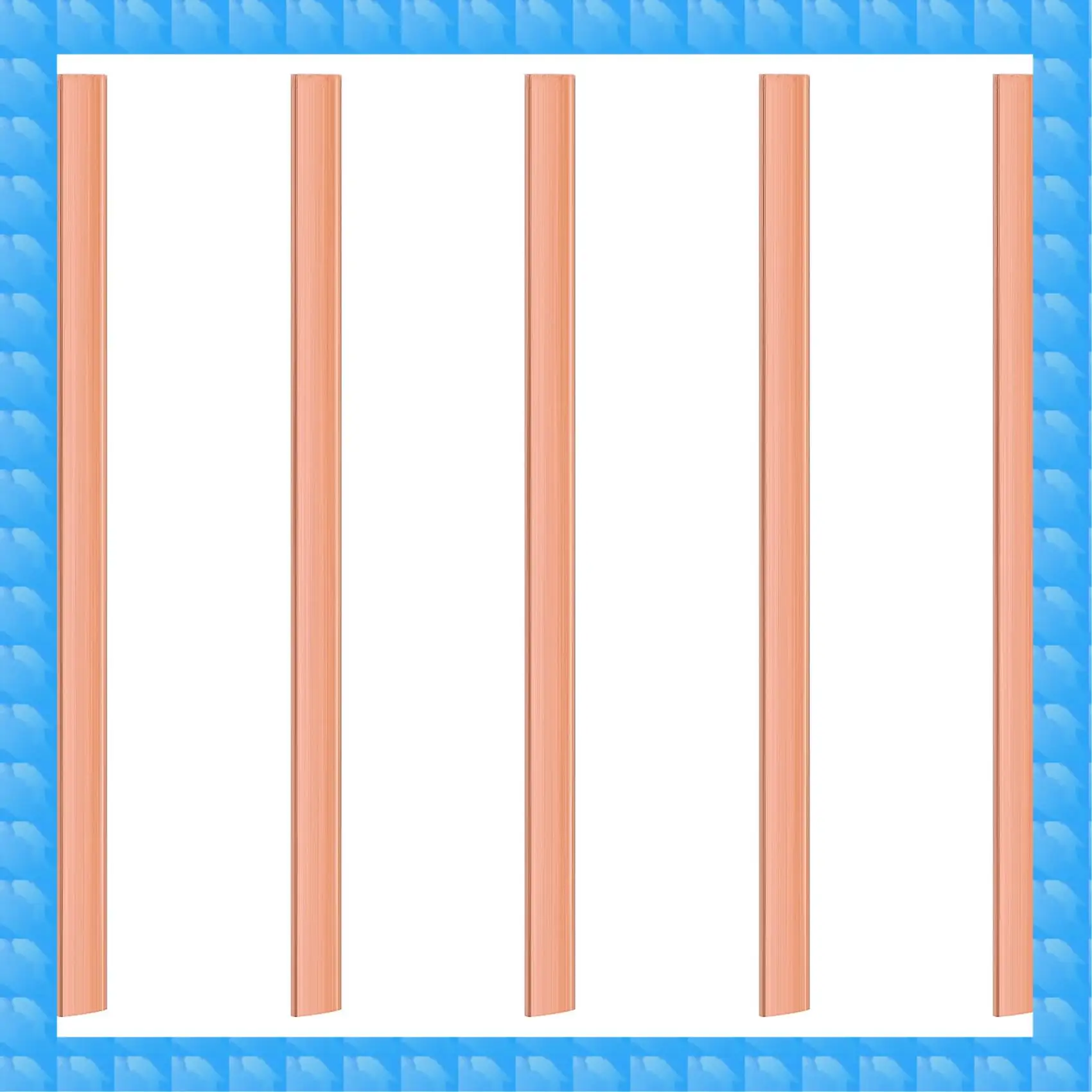 

ETRT 5X 99,6% T2 Фиолетовая медная пластина Cu с плоским стержнем 3 мм x 15 мм x 250 мм Металлическая полоса