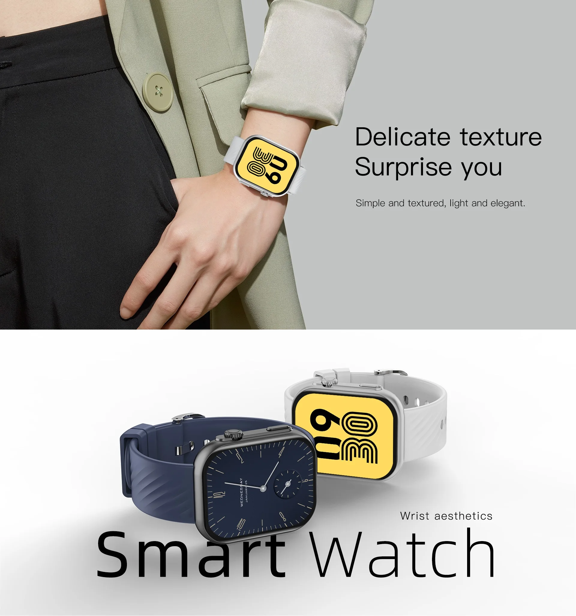 smartwatch dllbifit 10 Days Battery Life Music Control for android ios phone