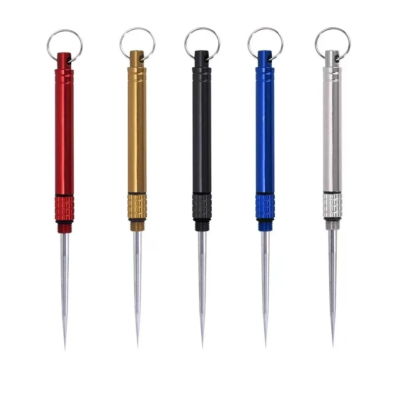 Portable Outdoor Tool Titanium Alloy Toothpick Brass Creative Combination Stainless Steel Portable Toothpick Fruit Toothpick