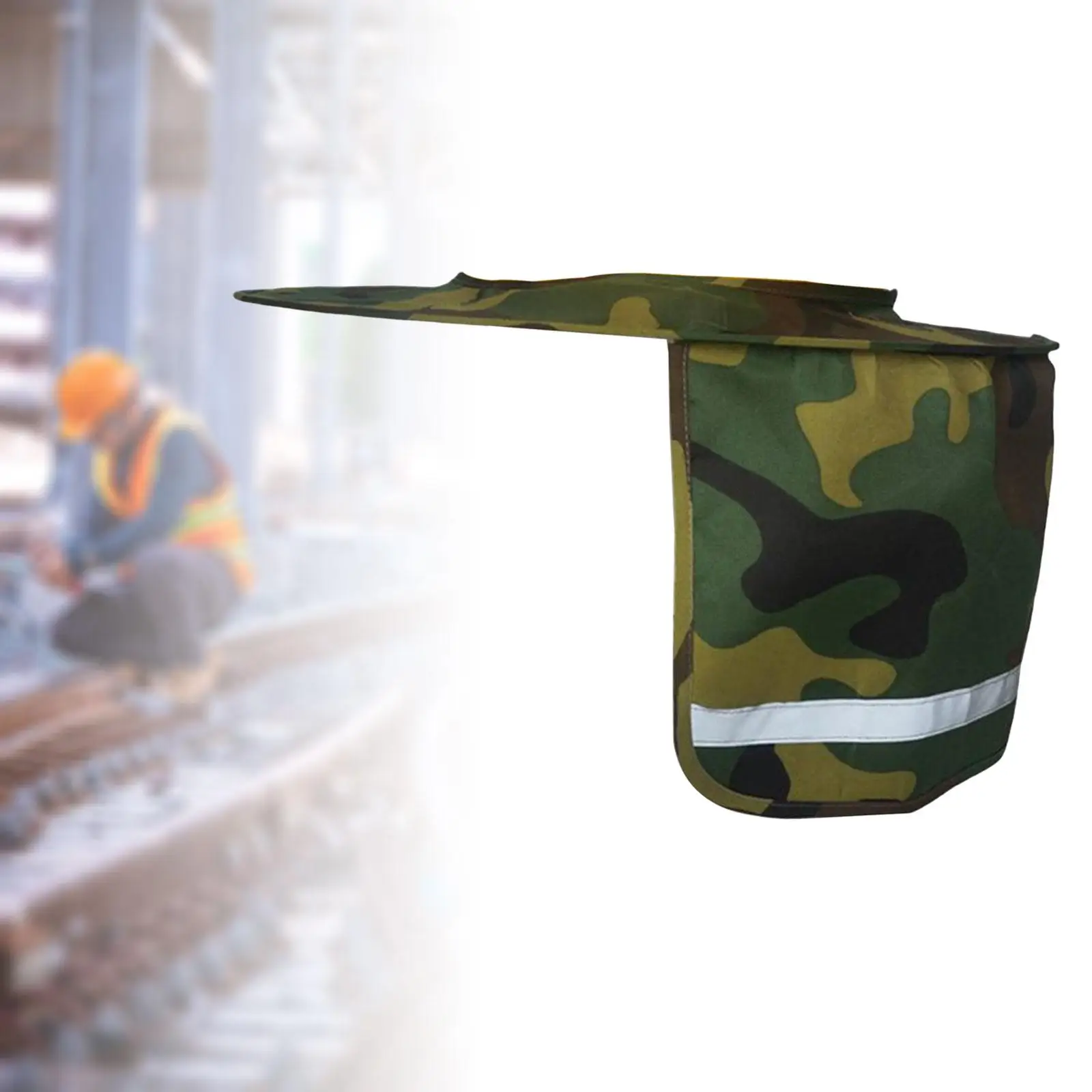Hard Hat Sun Shade High Visibility Neck Protection Sun Visor Cover Reflective Shield for Construction Outdoor
