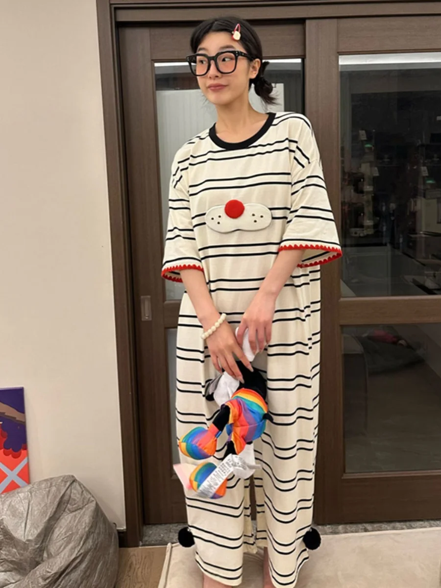 

Женская одежда Rer Spwear ort Sve с крутым рисунком, домашняя одежда, новинка 2024, большие размеры, можно носить вне дома