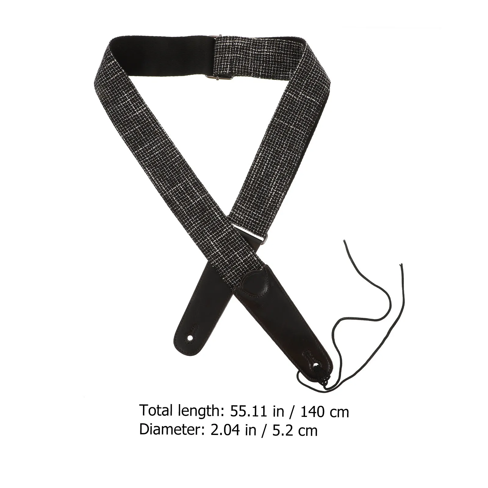 1Pcs Creative Guitar Shoulder Strap High-Density Sliding Buckle Adjustable Length Soft Skin-Friendly Moisture-Absorbing Elegant