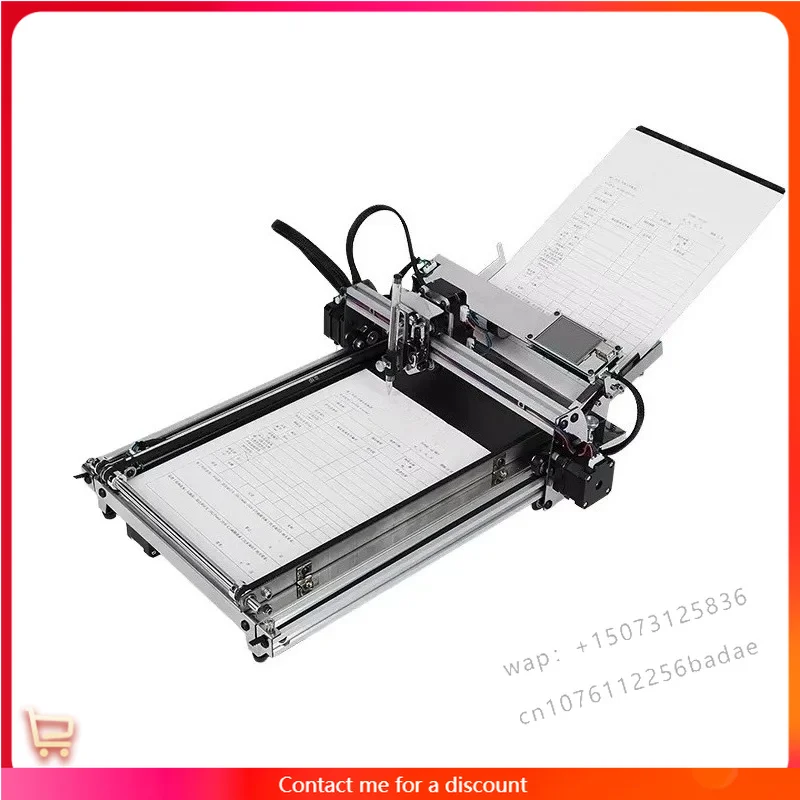 ActionLasers A4 Size Professional Assembled Auto Paper Feeding Drawbot Pen Writing Drawing PLC Wave Soldering Equipment