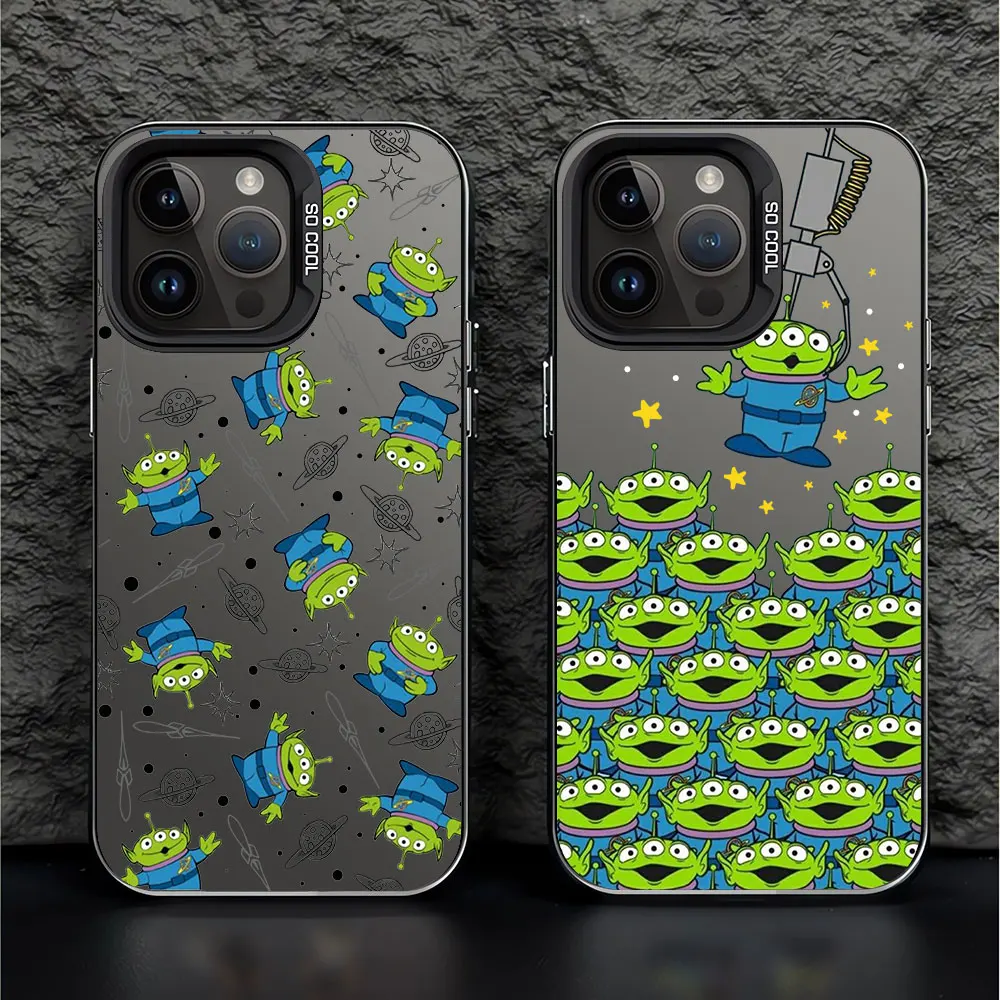 Disneys Toys Storys Aliens Telefoonhoesje Voor Apple Iphone 15 Pro Max 14 Pro 13 12 11 Pro Max 14 Plus Schokbestendige Mobiele Hoes
