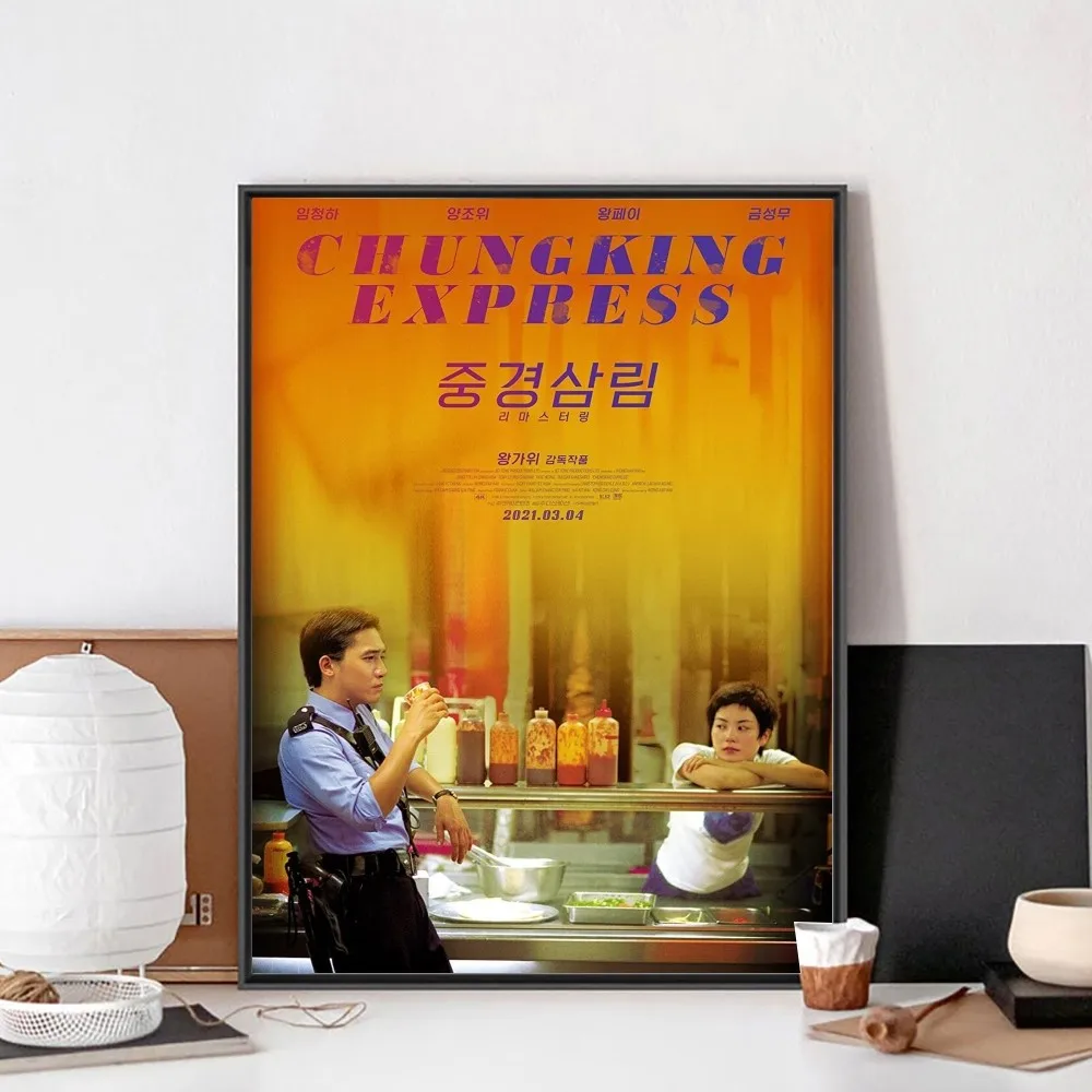 Chungking Express Film Poster No Framed Poster Kraft Club Bar Paper Vintage Poster Wall Art Painting Bedroom Study Stickers