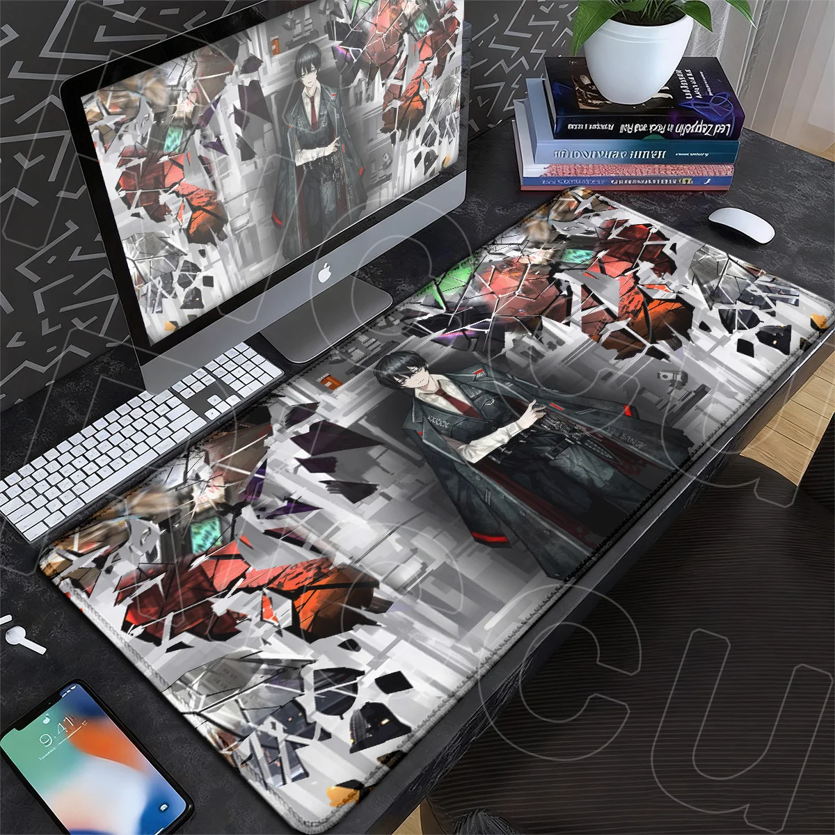 Computer Cabinet Desktop Mat E-Sport HD Printing Carpet Gaming Limbus Company Anime XXL Extended Mouse Pad Washable Keyboard Rug