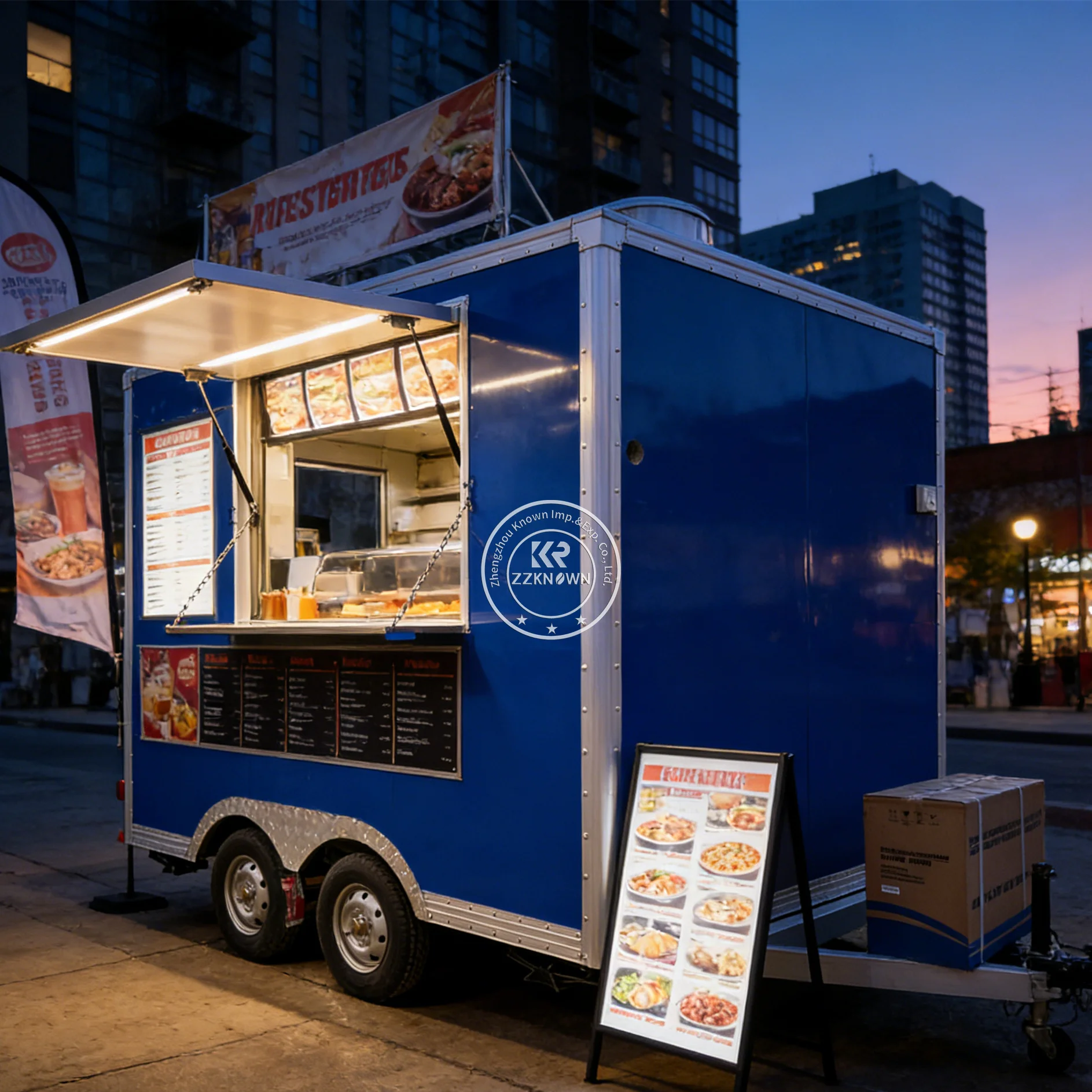 

Customized Shawarma Ice Cream Truck CE Approved Mobile Concession Food Trailer Fast Food Truck Fully Equipped