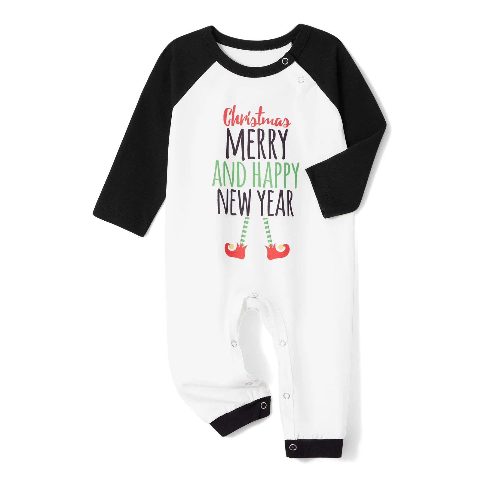 Weihnachten passende Pyjamas Letter Print Langarmhemd und elastische karierte Hosen Set Lounge wear weiche Nachtwäsche 2024