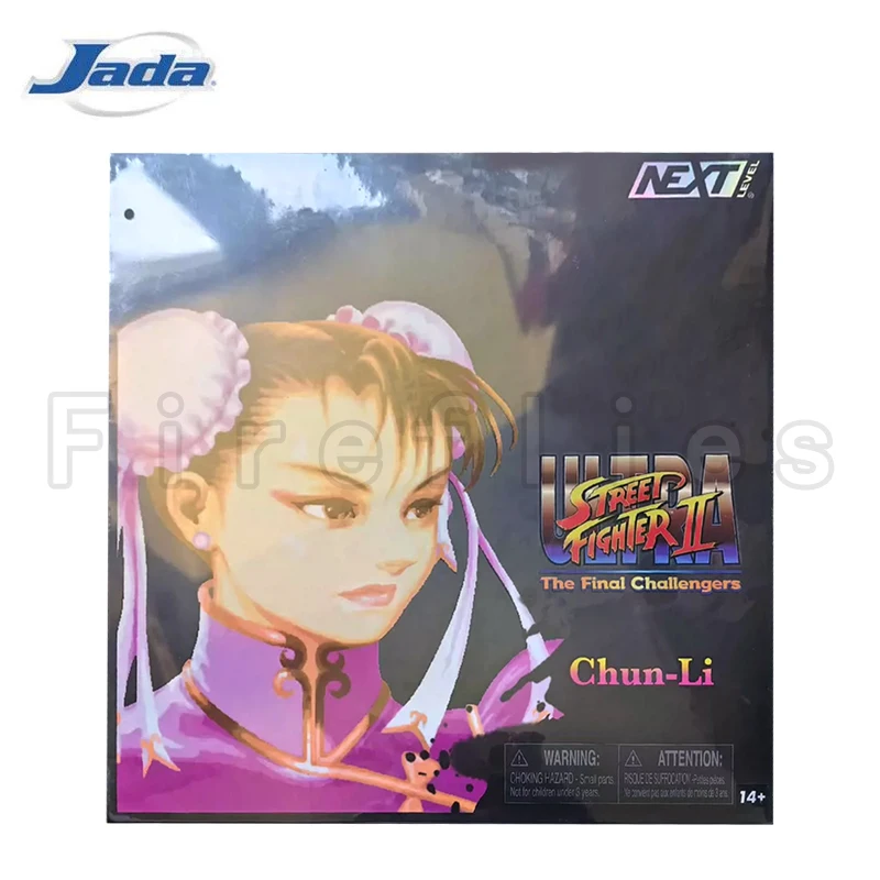 6inches Jada Toys 1/12 Ultra Street Fighter II: The Final Challengers Pink Chun-Li Anime Model For Gift