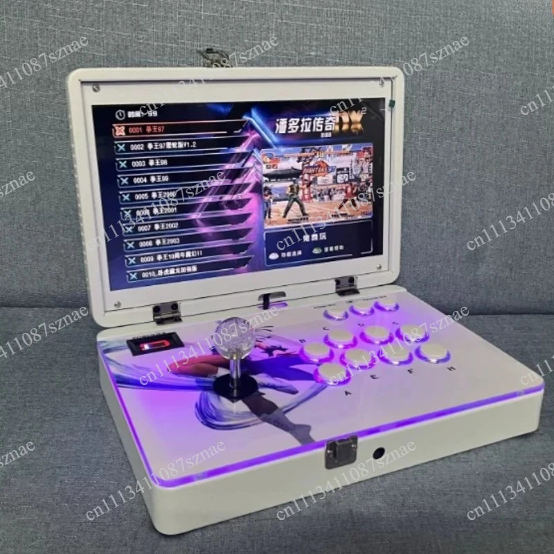 14-Inch Portable Joystick Game Console 2025 New Home Arcade Folding 21-inch Integrated Fighting Machine with Screen
