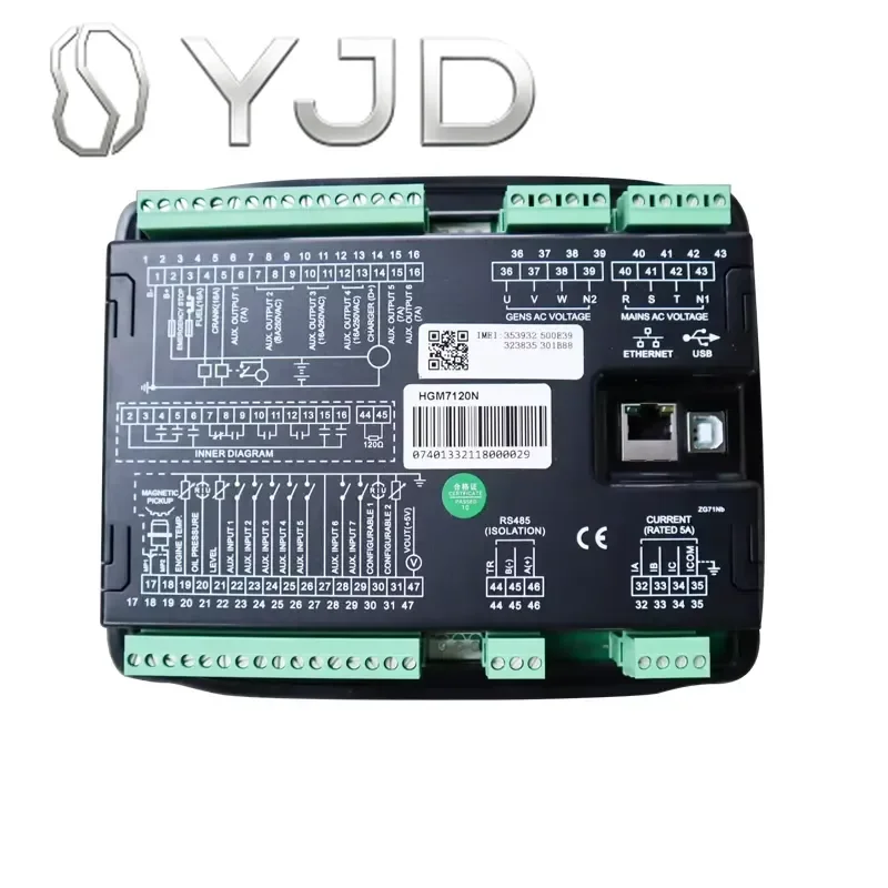 YJD Smartgen HGM7120 Controller Accessory for Diesel Generators 7120 Controller Smartgen Generator Parts
