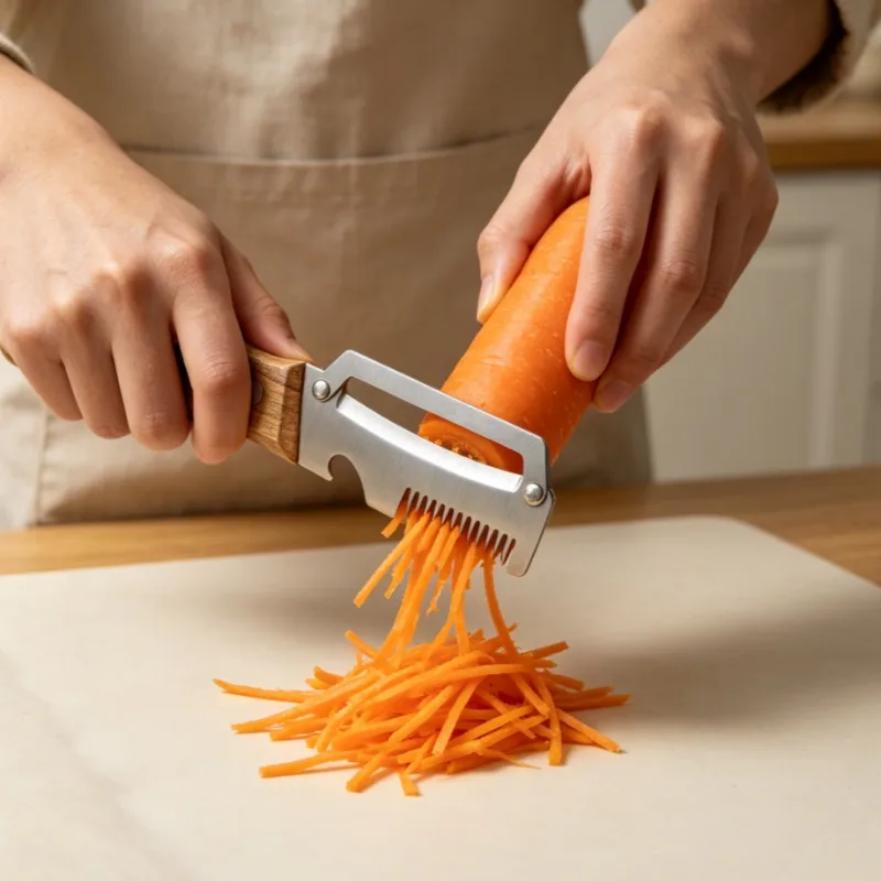 Multi-Functional Kitchen Peeler with Bottle Opener, Stainless Steel Thickened Vegetable Peeler for Veggie, Fruit