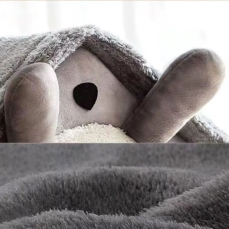 Faltbares Haustierhaus Abnehmbares Waschbares Katzenbett Indoor Warmes Hundebett mit Kissen Geeignet für Kleine Mittlere Große Haustiere – Detail 8