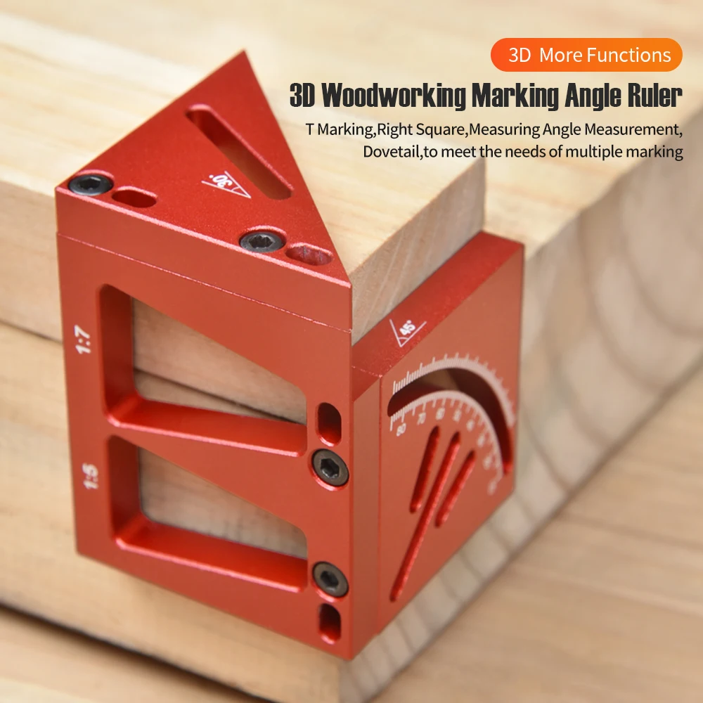 

Линейный калибр центра, деревообрабатывающий квадратный центральный писец, алюминиевый центральный писец, плотницкая линейка, измерительный инструмент 45 ° Угловой маркер