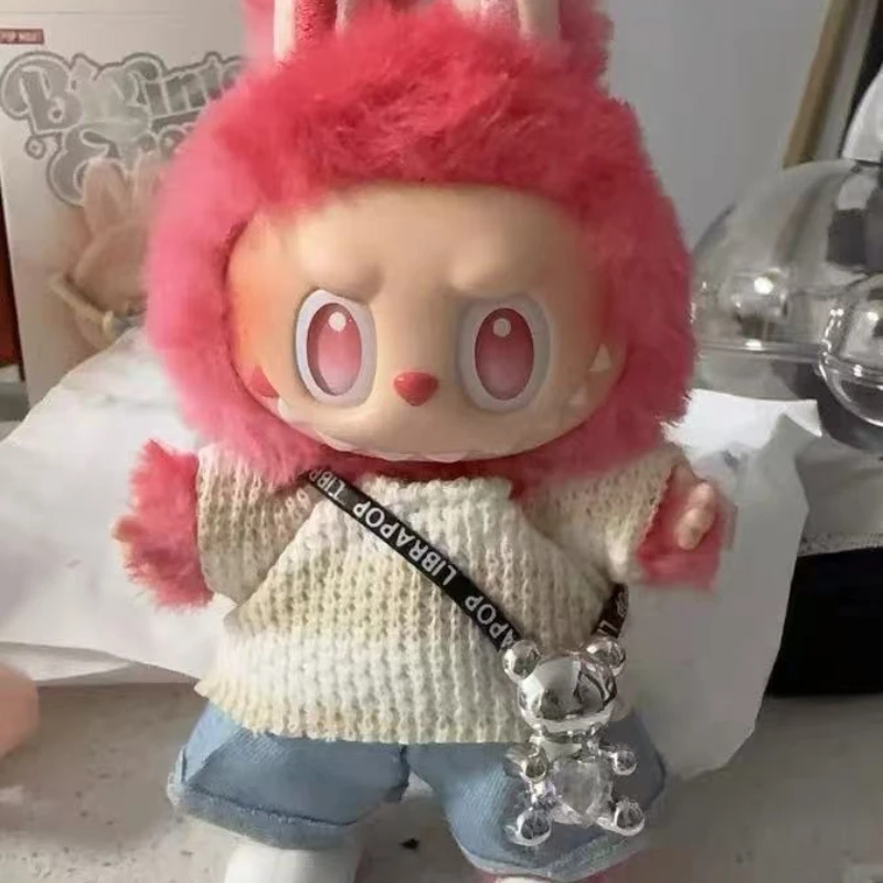 

Fashion Clothes Hoodies Doll Clothes Color Match Hoodies Dolls Accessories For 17cm Labubu Doll Clothes Gift