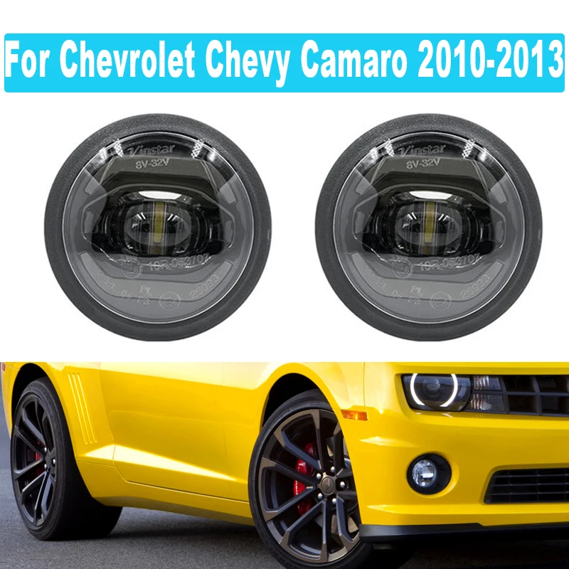 

A Set Of Daytime Running Light Led Turn Signal Front Bumper Light Front For Chevrolet Chevy Camaro 2010-2013 Fog Light Assembly