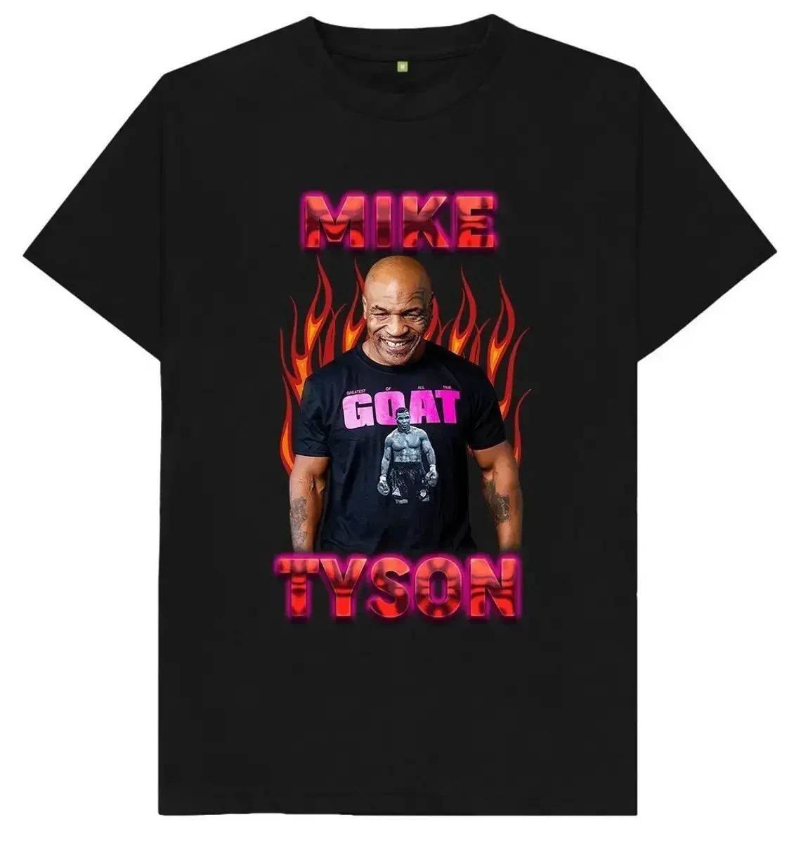 Mike Tyson Boxing Legend T-Shirt 100% Cotton O-Neck Short Sleeve Summer Casual Mens T-shirt Streetwear