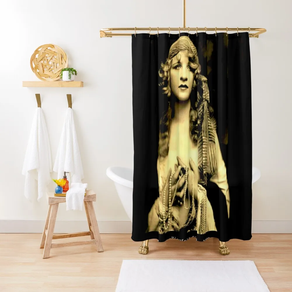 

ZIEGFELD GIRL : Vintage 1920 Flapper Advertising Print Shower Curtain Bathroom Showers Shower For Bathroom Curtain