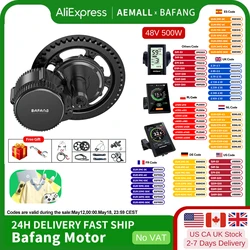 UART AFANG 500W 48V BBS02B BBS02 Mid Drive Ebike Motor Kit Electric Bike Conversion Kit Electric Bike Motor Electric Engines