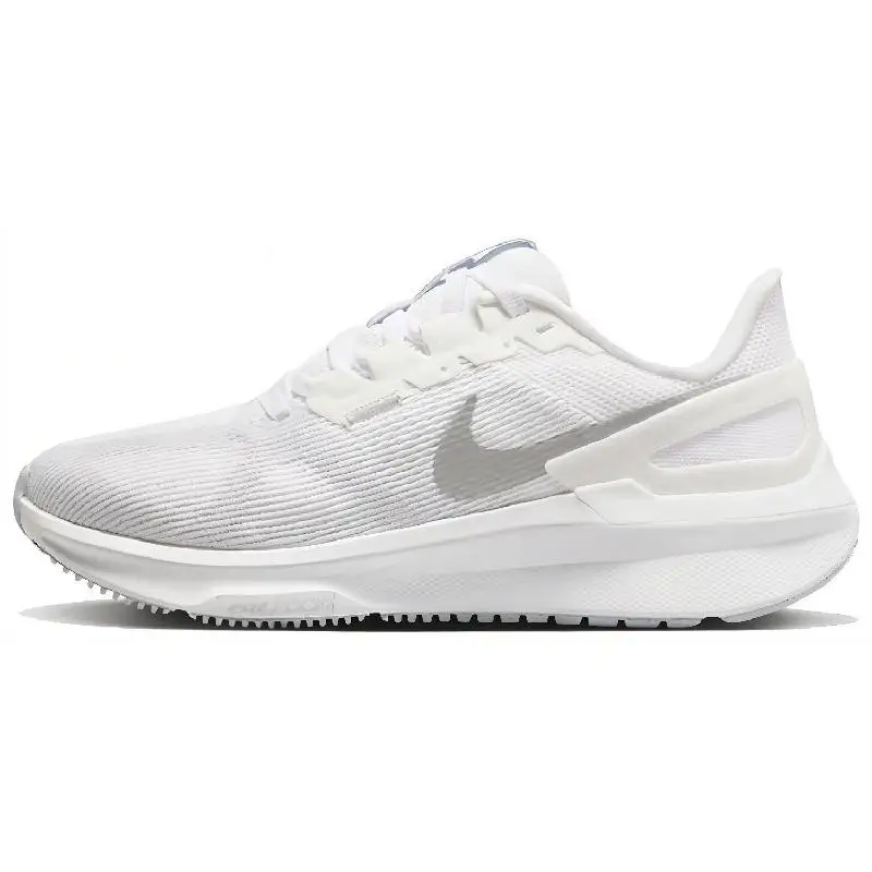 Nike Nike Zoom Structure 25 White Metallic Silver Women's Sneakers shoes DJ7884-101