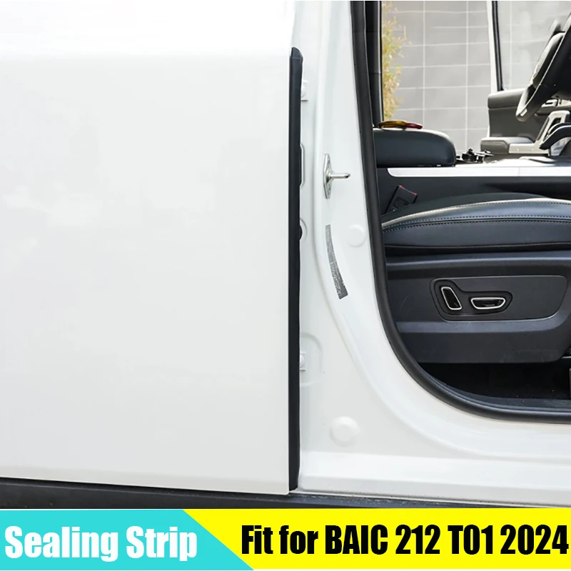 Auto B-Säulen-Dichtungsstreifen Passend für BAIC 212 T01 2024-2026 Modifizierter Auto-Türmittelsäulen-Schalldämmungs-Gummistreifen