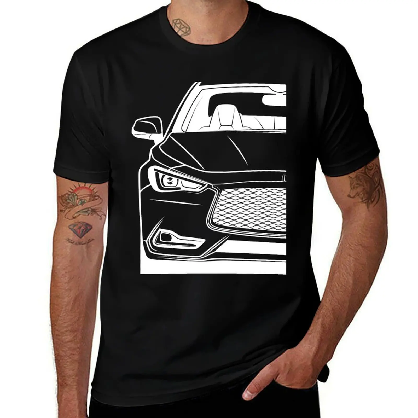 Infiniti Q60 Best Shirt Design T-Shirt Stain Resistant Casual Tee