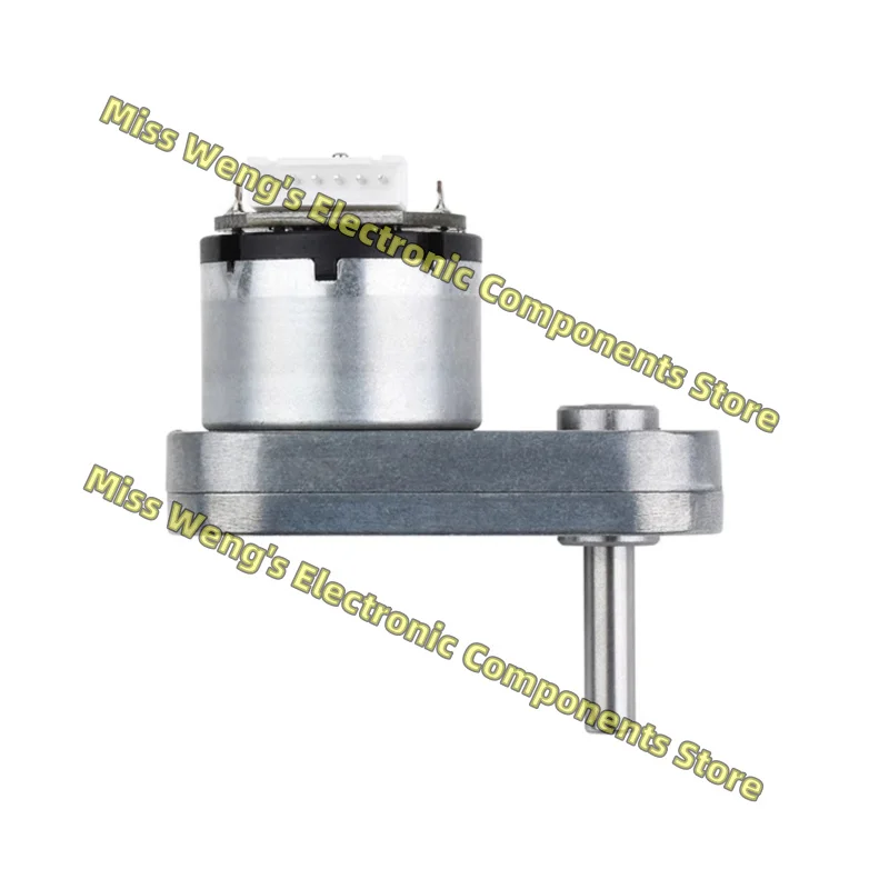 Magnetic Hall Encoder L-type Permanent Magnet DC Reduction 12v Motor All Metal Gear Motor DCGM-3865-12V-EN-240RPM