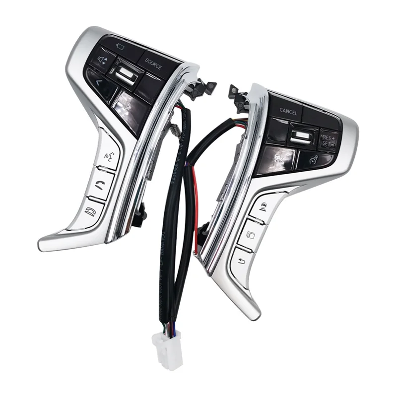 -AAIMA Steering Wheel Multimedia Audio Button Automobile Multifunctional Steering Wheel Button For Mitsubishi PAJERO SPORT 2015-