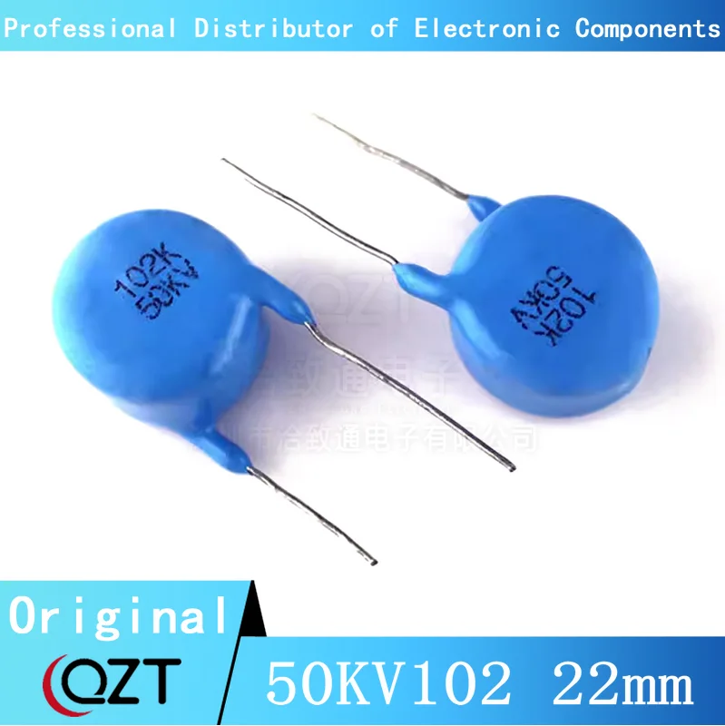 5pcs/lot-10pcs/lot 50KV102 22mm 50000V 102 50KV 1000pF 1nF CT81 High Voltage Ceramic capacitor