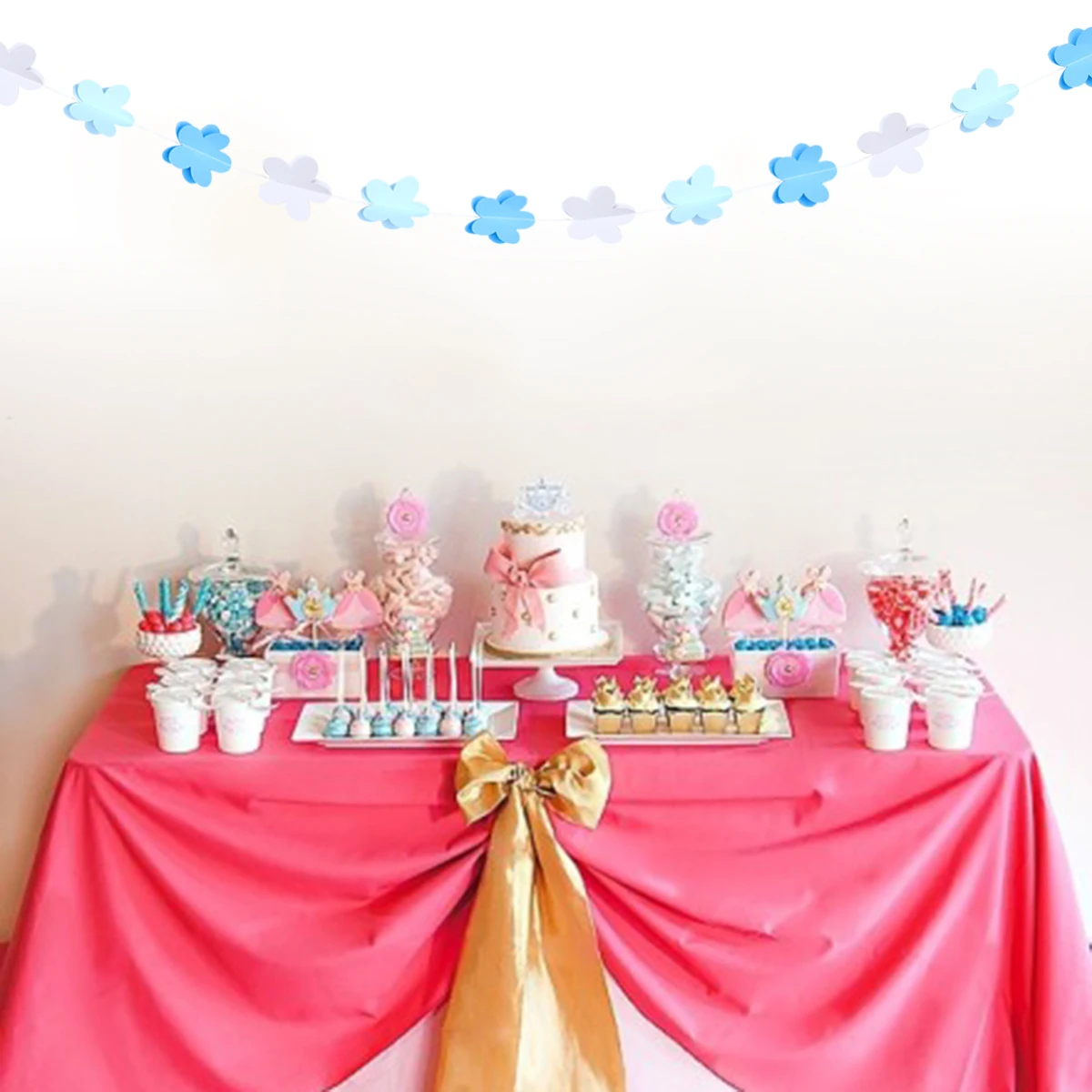 

2M Paper Heart Shaped Decoration Event SuppliesFlower Elegant Paper Life Wedding Birthday