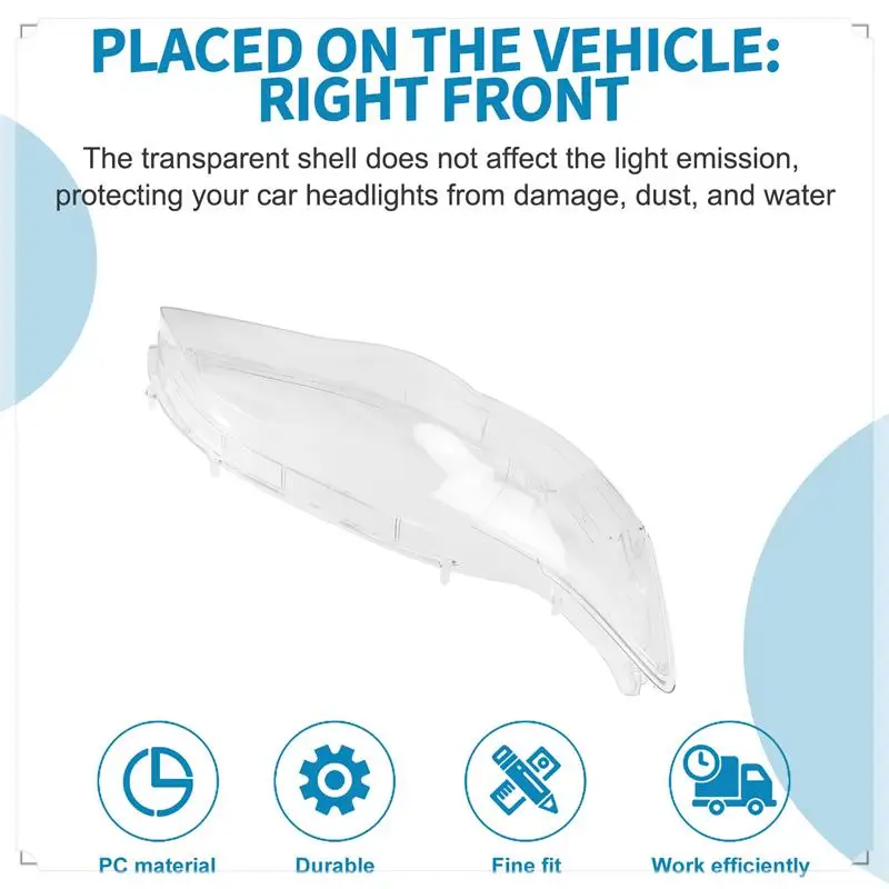 

For Subaru Legacy 2003-2005 Car Headlight Cover Transparent Lampshade Lamp Case Head Light Glass Lens Shell