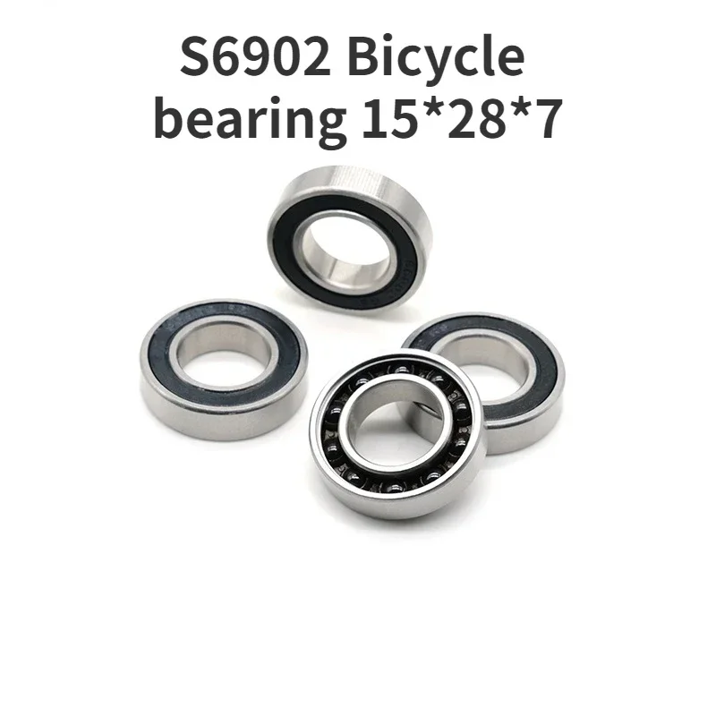 S6902 Bicycle bearing 15*28*7 high speed maintenance-free stainless steel ceramic shaft