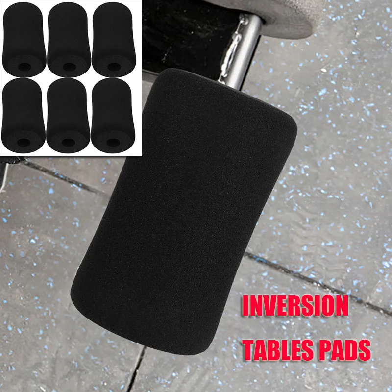 

6 Pcs Foam Fitness Equipment Black Machine Tube Universal Rollers Sponge Exercise Gym Cushion Pads Buffer Tube Gym Sponge