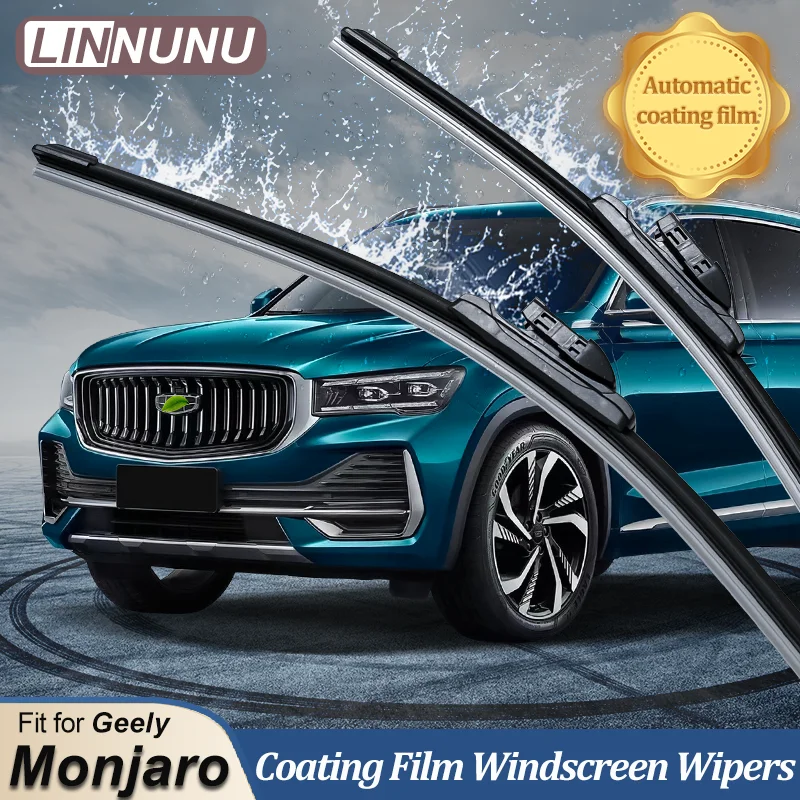 

LINNUNU Coating Film Windscreen Wipers Fitfor Geely Monjaro Xingyue L 2023 2024 Windshield Wiper Blades Manjaro Auto Accessories