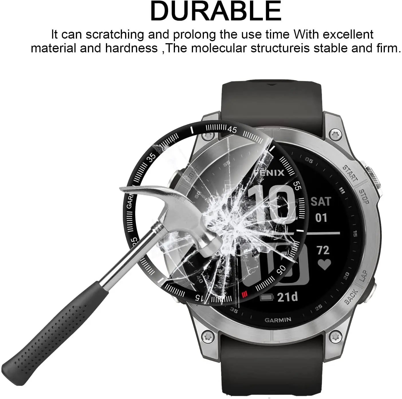 Film de protection 20D pour montre intelligente, en TPU Transparent, ultra-mince, couverture complète, accessoires pour Garmin Fenix 7 7S 7X