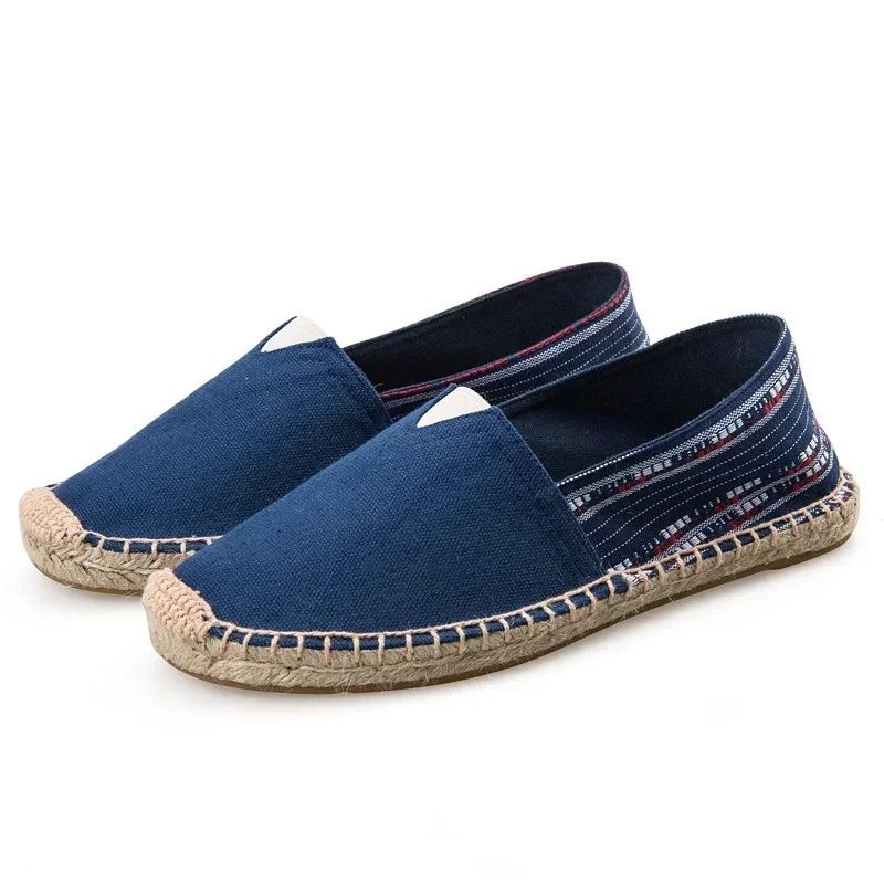 Mens Espadrilles Mannen Patchwork Slip Op Zomer Schoenen Mannen Loafers Ademend Outdoor Shoes Comfort Summer Sneakers Men