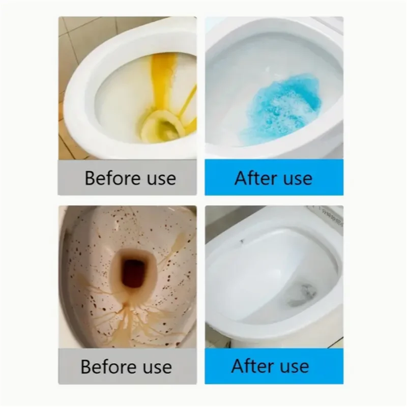 Automatic Blue Toilet Tank Cleaner Gel Toilet Bowl Cleaning Deodorant Tools Home Bathroom Toilet Fragrance Freshener Magic Box