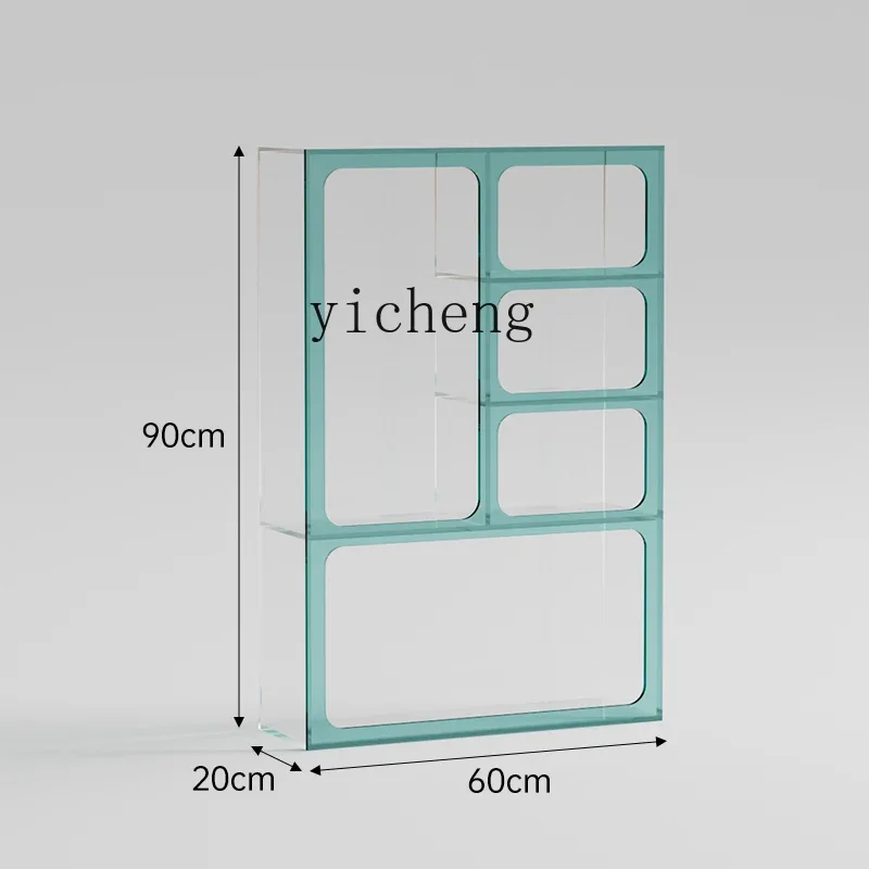 

Tqh Acrylic Transparent Storage Rack Hand-Made Lego Model Storage Cabinet Display Rack