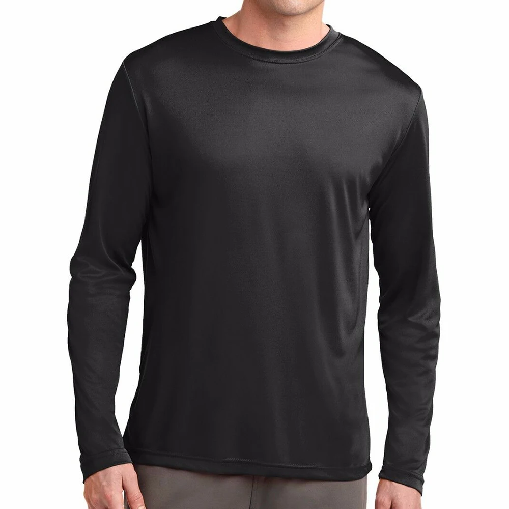 Mens Long Sleeve Shirts Outdoor Walking Runing Sports Couple Tops Base Workwear Teenager T-Shirt Breathable Streetwear Clothes