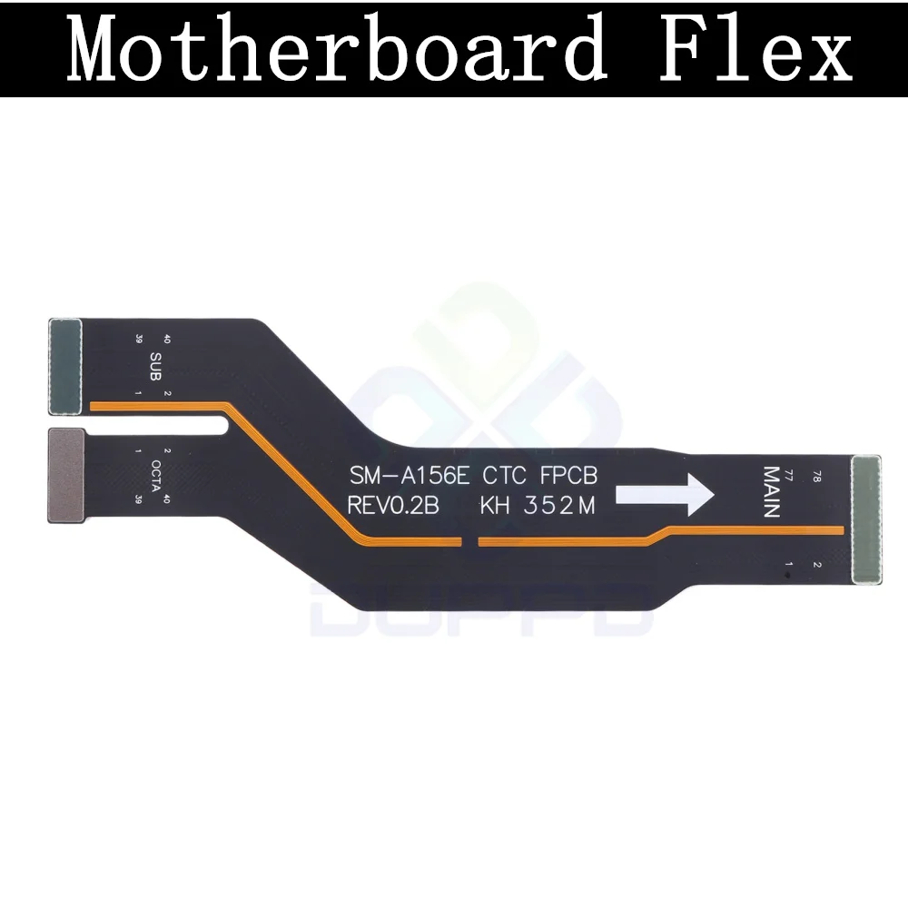 Top Ear Loud Speaker SIM Card Tray Charging Port Board For Samsung A15 A155F Fingerprint Sensor Volume Motherboard Flex Cable