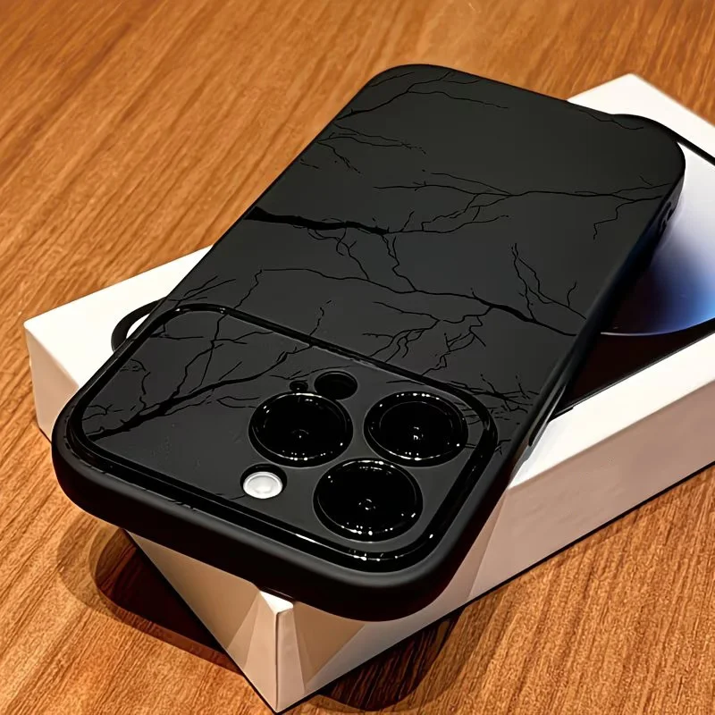 Чехол для телефона с дизайном «Молния» черный, мягкий, для iPhone 17, 16, 11, 12, 13, 14, 15 ProMax, а также для iPhone 16, 15, 14 Plus, X, XS, XR