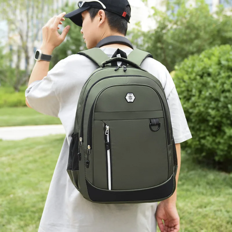 Large Capacity Versatile Short Trip Casual Laptop Bag For Men And Women Simple Texture Sport Double Shoulder Bags On Sale