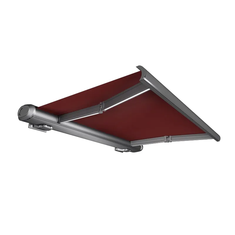 Intelligent electric full box telescopic awning telescopic canopy