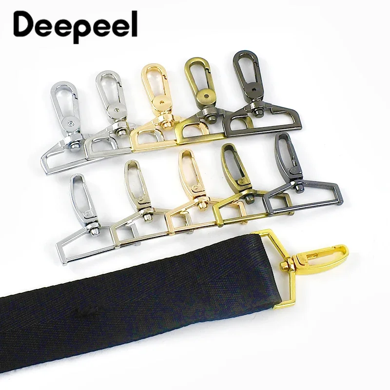 

2/5Pcs 38mm Metal Hook Lobster Buckles Swivel Trigger Clips Clasps Keyring Carabiner Bags Strap Hang Buckle Hardware Accessories