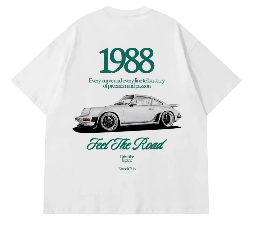 

Летняя модная креативная хлопковая футболка с короткими рукавами и круглым вырезом с принтом, повседневный тренд, свободный топ, высококачественная уличная одежда унисекс