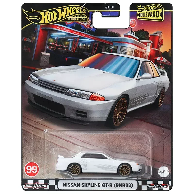 Mattel Hot Wheels 1/64 Boulevard Premium Car Alloy Lamborghini Countach Toyota Fiat Modificado Skyline Diecast Boys Toys Vehicle